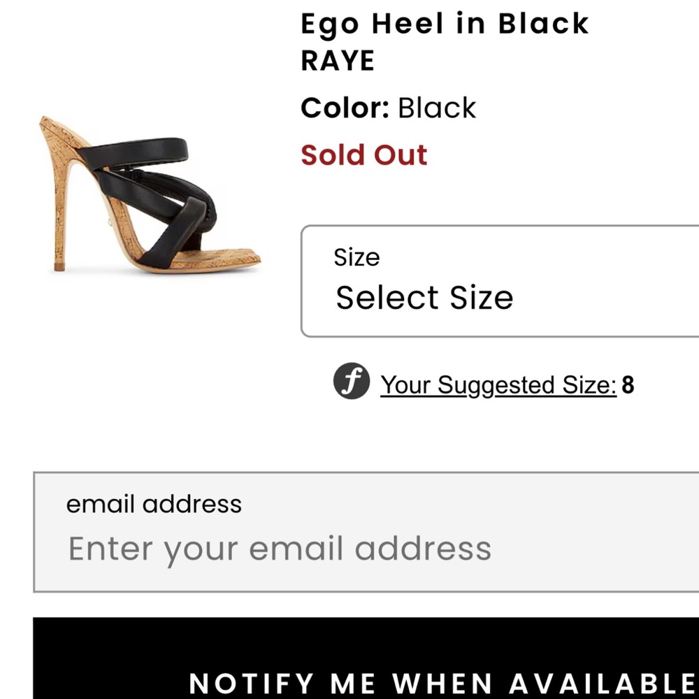 Ego Heel Black Ray -Strappy Women's Sandals- never worn!